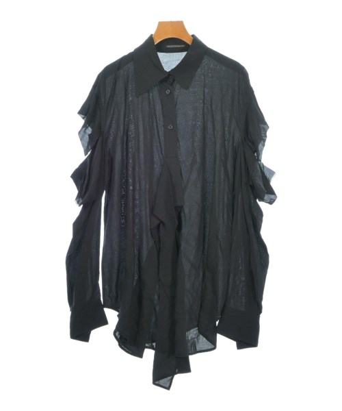 YOHJI YAMAMOTO(ヨウジヤマモト)カジュアルシャツ 黒 サイズ:2(S位)/2200685924044