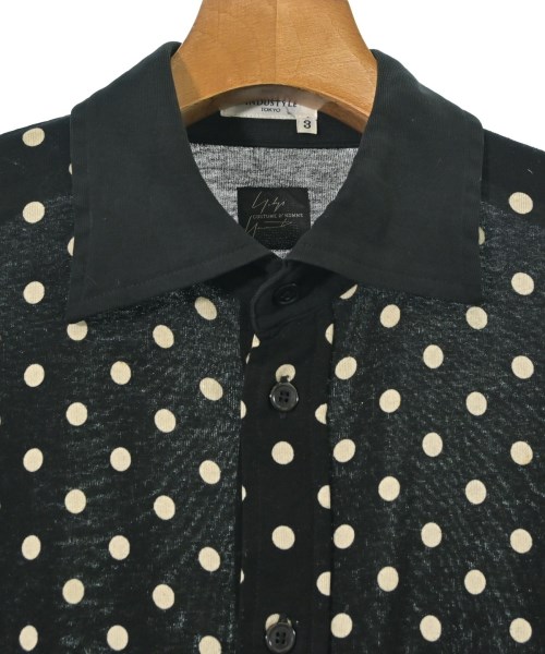 YOHJI YAMAMOTO COSTUME D'HOMME（コスチュームドオム）カジュアルシャツ 黒 サイズ:3(M位) メンズ/2200685964064
