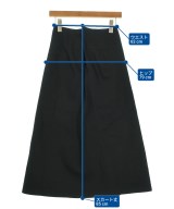 Yohji Yamamoto（ヨウジヤマモト）ロング・マキシ丈スカート 黒 サイズ:1(XS位) レディース/2200687005185