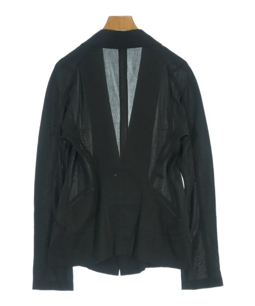 Yohji Yamamoto（ヨウジヤマモト）カジュアルジャケット 黒 サイズ:1(XS位) レディース/2200687905027