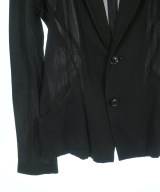 Yohji Yamamoto（ヨウジヤマモト）カジュアルジャケット 黒 サイズ:1(XS位) レディース/2200687905027