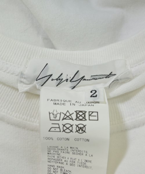 Yohji Yamamoto（ヨウジヤマモト）Tシャツ・カットソー 白 サイズ:2(S位) レディース/2200688286040