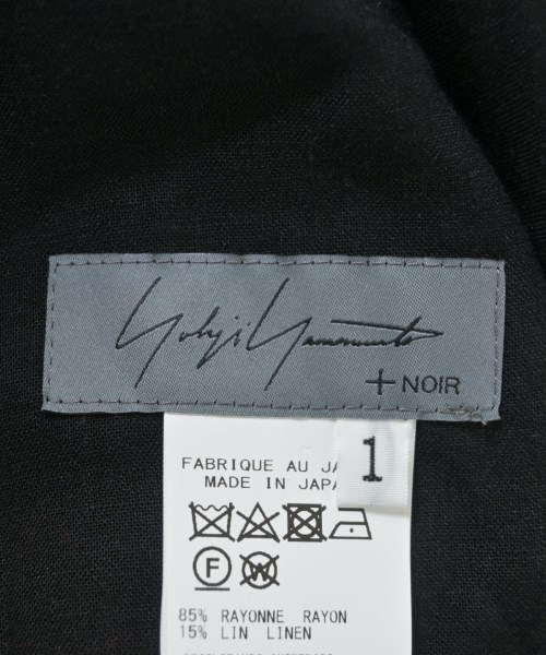 Yohji Yamamoto（ヨウジヤマモト）ワンピース 黒 サイズ:1(XS位) レディース/2200688682019