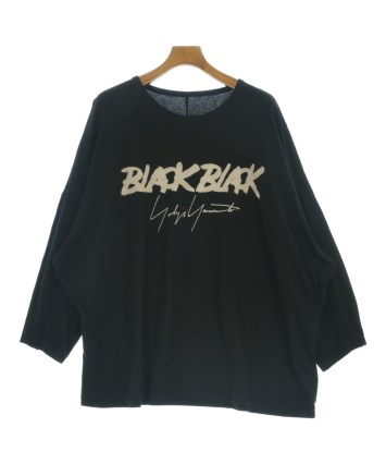 ヨウジヤマモトブラック 長袖 Tシャツ サイズ2 Yohji Yamamoto（ヨウジヤマモト）Tシャツ・カットソー 黒 サイズ:2(S