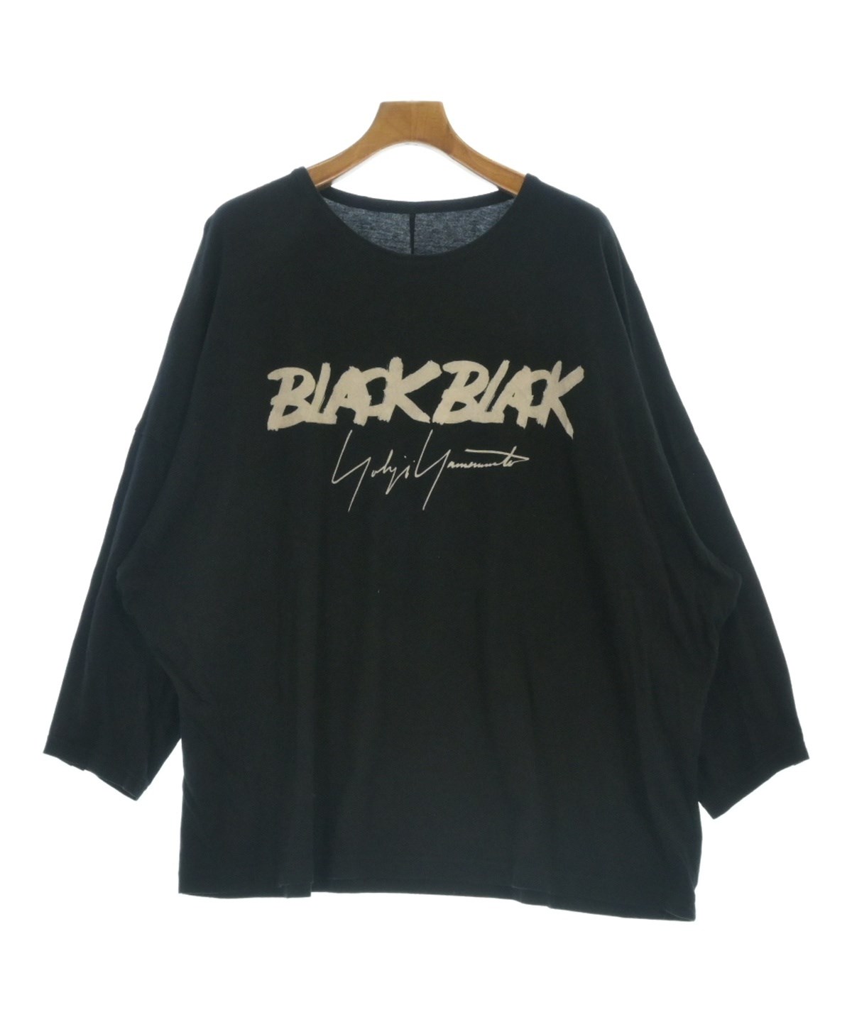 Yohji Yamamoto（ヨウジヤマモト）Tシャツ・カットソー 黒 サイズ:2(S