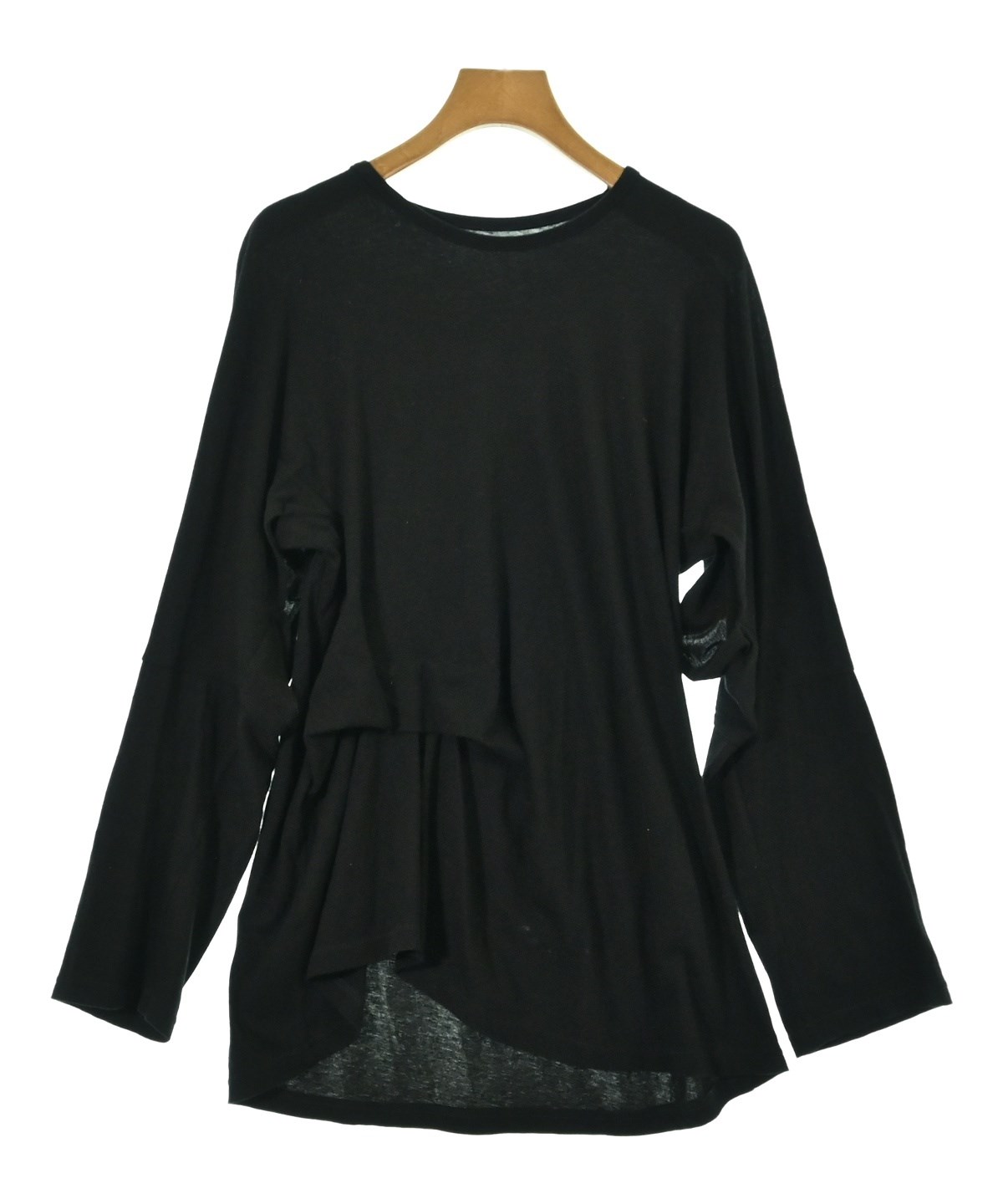 Yohji Yamamoto（ヨウジヤマモト）Tシャツ・カットソー 黒 サイズ:2(S 