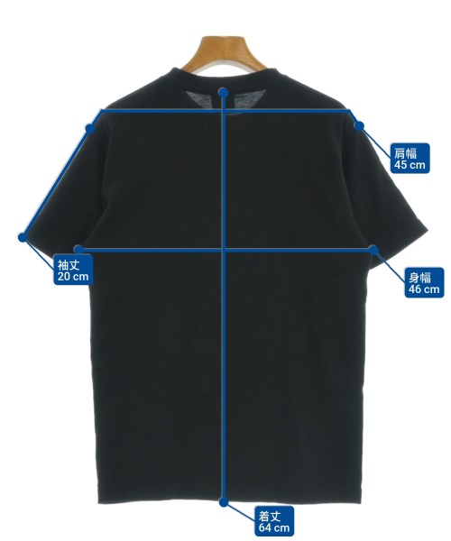 Yohji Yamamoto（ヨウジヤマモト）Tシャツ・カットソー 黒 サイズ:2(S位) メンズ/2200687574049