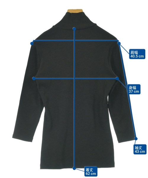 Yohji Yamamoto（ヨウジヤマモト）Tシャツ・カットソー 黒 サイズ:2(S位) レディース/2200693378112