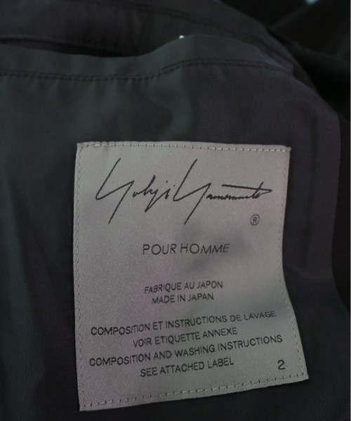 yohji yamamoto POUR HOMME（ヨウジヤマモトプールオム）ステンカラーコート 黒 サイズ:2(M位) メンズ/2200349448015