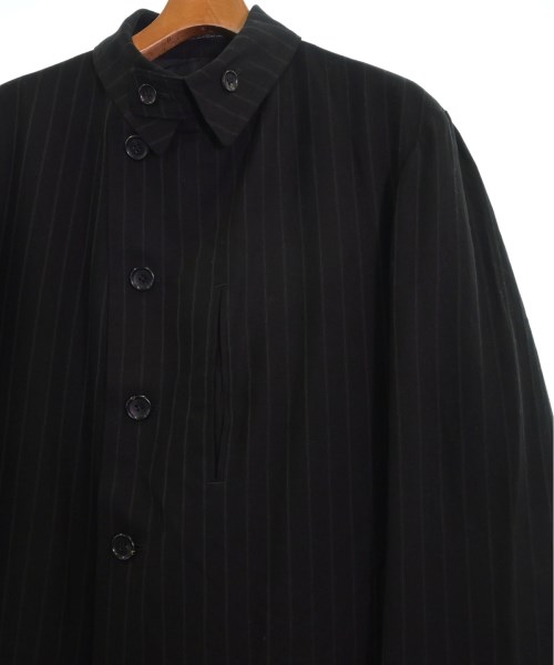 yohji yamamoto POUR HOMME（ヨウジヤマモトプールオム）ステンカラーコート 黒 サイズ:2(M位) メンズ/2200349448015