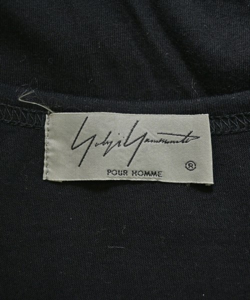 yohji yamamoto POUR HOMME（ヨウジヤマモトプールオム）Tシャツ・カットソー 黒 サイズ:3(M位) メンズ/2200635113061