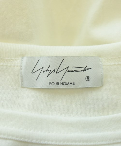 yohji yamamoto POUR HOMME（ヨウジヤマモトプールオム）Tシャツ・カットソー 白 サイズ:3(M位) メンズ/2200635113078