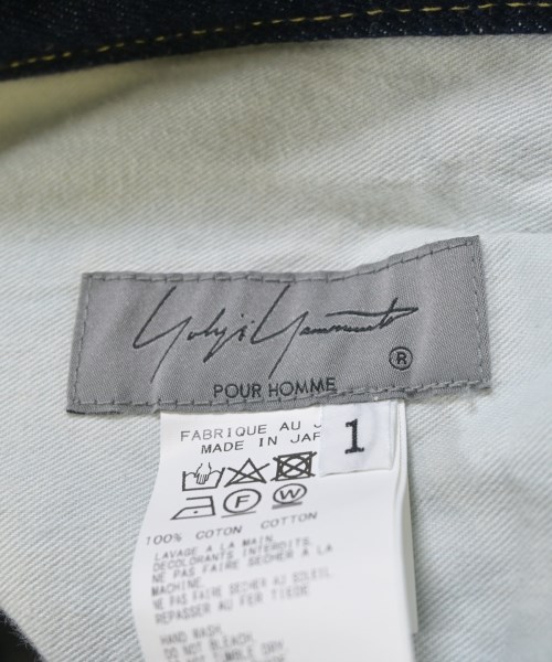 yohji yamamoto POUR HOMME（ヨウジヤマモトプールオム）デニムパンツ 紺 サイズ:1(XS位) メンズ/2200635130020