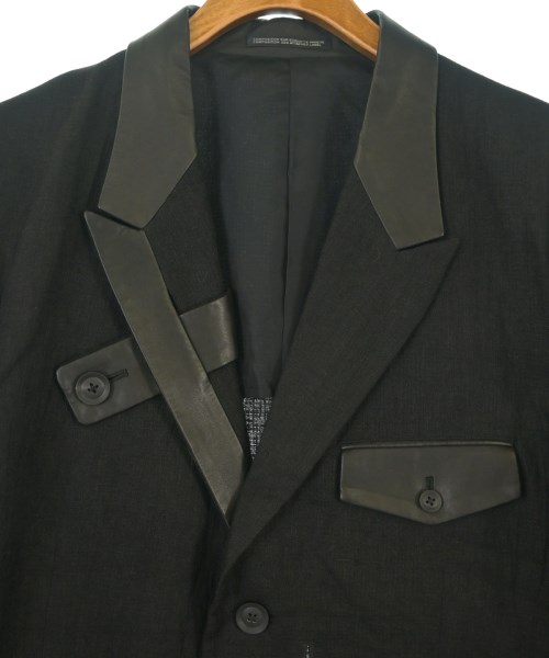 yohji yamamoto POUR HOMME（ヨウジヤマモトプールオム）カジュアルジャケット 黒 サイズ:2(S位) メンズ/2200635130051