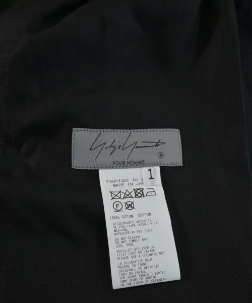 yohji yamamoto POUR HOMME（ヨウジヤマモトプールオム）その他 黒 サイズ:1(XS位) メンズ/2200623630082