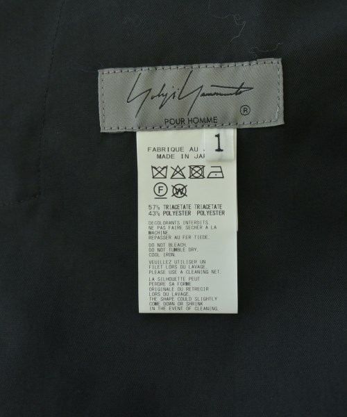 yohji yamamoto POUR HOMME（ヨウジヤマモトプールオム）その他 黒 サイズ:1(XS位) メンズ/2200623630112