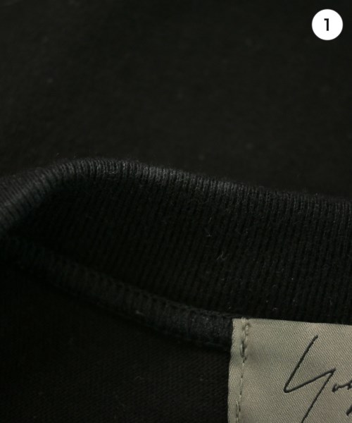 yohji yamamoto POUR HOMME（ヨウジヤマモトプールオム）Tシャツ・カットソー 黒 サイズ:3(M位) メンズ/2200635819031