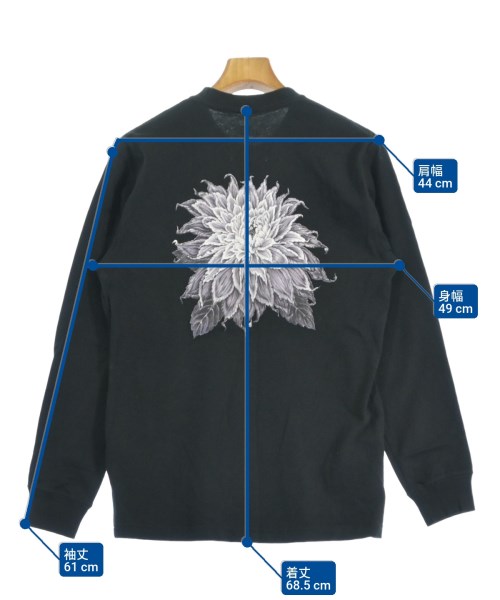yohji yamamoto POUR HOMME（ヨウジヤマモトプールオム）Tシャツ・カットソー 黒 サイズ:M メンズ/2200635837011