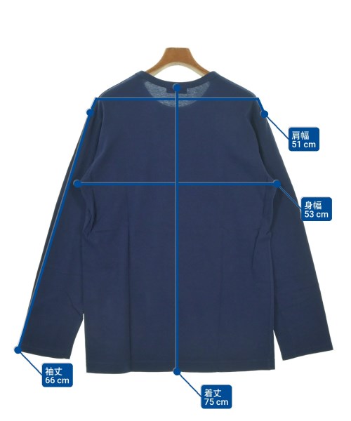 yohji yamamoto POUR HOMME（ヨウジヤマモトプールオム）Tシャツ・カットソー 紺 サイズ:3(M位) メンズ/2200636391161