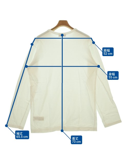 yohji yamamoto POUR HOMME（ヨウジヤマモトプールオム）Tシャツ・カットソー 白 サイズ:3(M位) メンズ/2200636391178