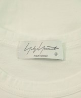 yohji yamamoto POUR HOMME（ヨウジヤマモトプールオム）Tシャツ・カットソー 白 サイズ:3(M位) メンズ/2200636391178