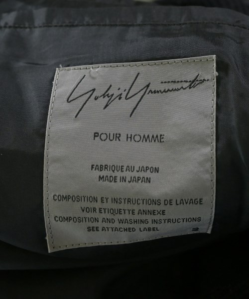 yohji yamamoto POUR HOMME（ヨウジヤマモトプールオム）カジュアルジャケット 黒 サイズ:2(S位) メンズ/2200638103014