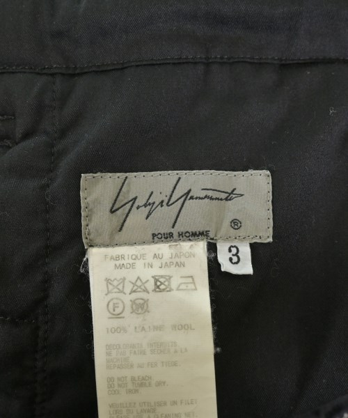 yohji yamamoto POUR HOMME（ヨウジヤマモトプールオム）ショートパンツ 黒 サイズ:3(M位) メンズ/2200638623017