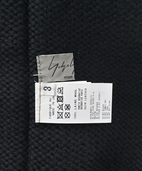 yohji yamamoto POUR HOMME（ヨウジヤマモトプールオム）小物類（その他） 黒 サイズ:3 メンズ/2200638804010