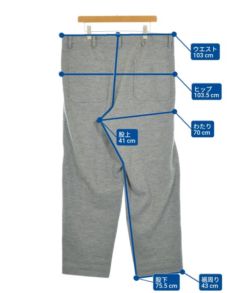 yohji yamamoto POUR HOMME（ヨウジヤマモトプールオム）その他 グレー サイズ:M メンズ/2200638877069