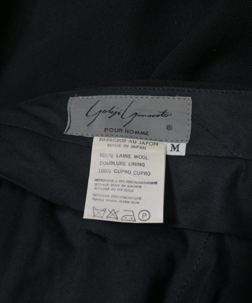 yohji yamamoto POUR HOMME（ヨウジヤマモトプールオム）スラックス 黒 サイズ:M メンズ/2200638954050