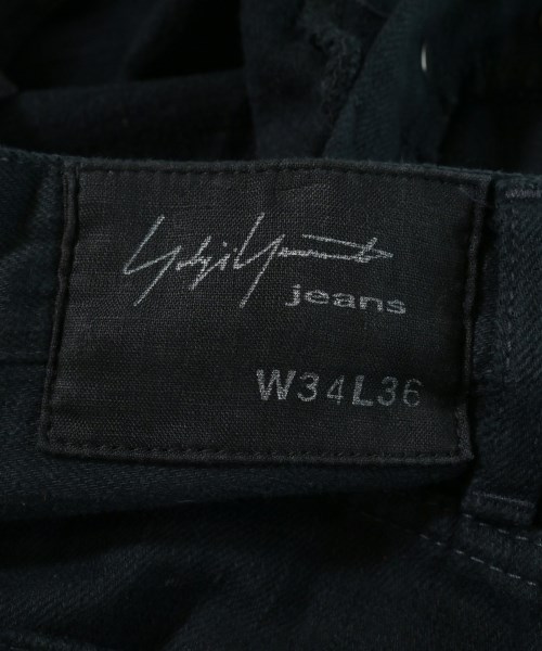 Yohji Yamamoto（ヨウジヤマモト）デニムパンツ 黒 サイズ:34(XL位) メンズ/2200639813172