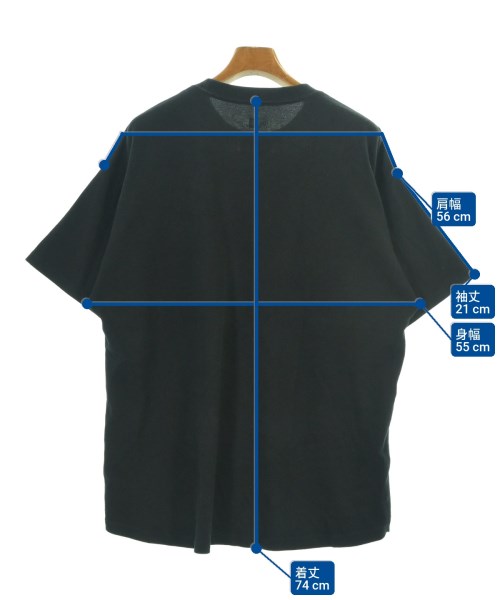 yohji yamamoto POUR HOMME（ヨウジヤマモトプールオム）Tシャツ・カットソー 黒 サイズ:4(L位) メンズ/2200640231095
