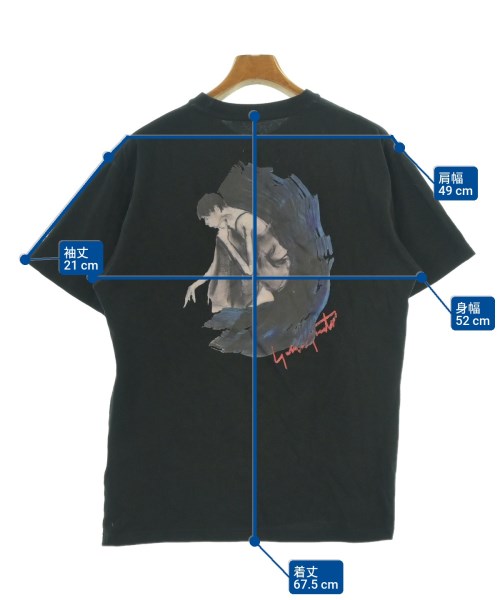 yohji yamamoto POUR HOMME（ヨウジヤマモトプールオム）Tシャツ・カットソー 黒 サイズ:4(L位) メンズ/2200640231101