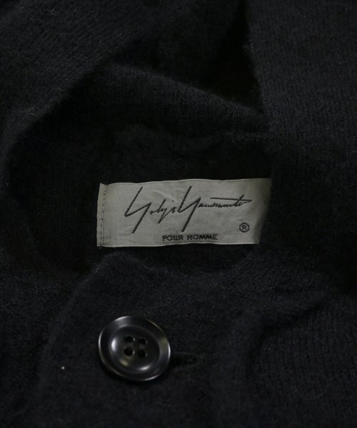 yohji yamamoto POUR HOMME（ヨウジヤマモトプールオム）カーディガン 黒 サイズ:3(M位) メンズ/2200640270056