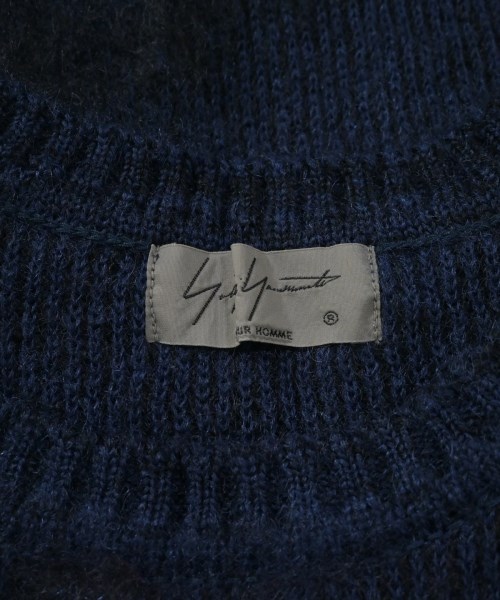 yohji yamamoto POUR HOMME（ヨウジヤマモトプールオム）ニット・セーター 紺 サイズ:3(M位) メンズ/2200640270063