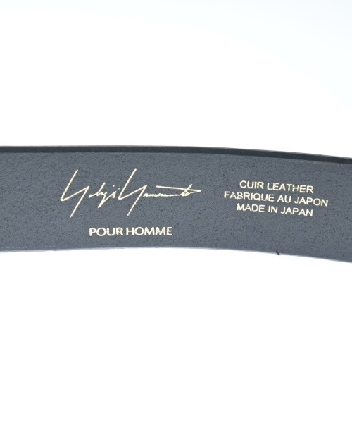 yohji yamamoto POUR HOMME（ヨウジヤマモトプールオム）ベルト 黒 サイズ:- メンズ/2200640559069