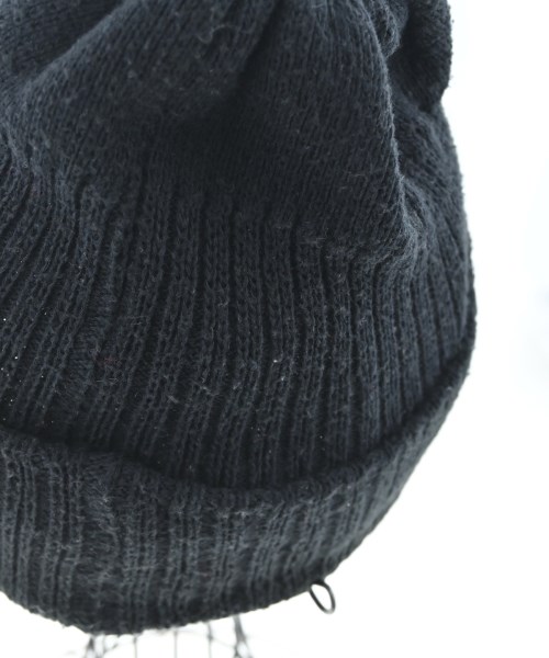 yohji yamamoto POUR HOMME（ヨウジヤマモトプールオム）ニットキャップ・ビーニー 黒 サイズ:- メンズ/2200640972110