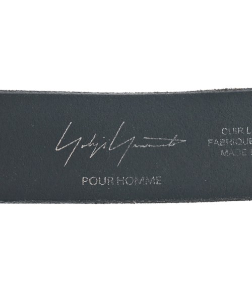 yohji yamamoto POUR HOMME（ヨウジヤマモトプールオム）ベルト 黒 サイズ:- メンズ/2200640972127