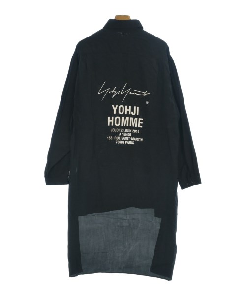yohji yamamoto POUR HOMME（ヨウジヤマモトプールオム）カジュアルシャツ 黒 サイズ:3(M位) メンズ/2200641442100