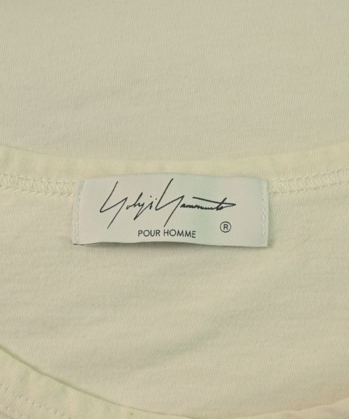 yohji yamamoto POUR HOMME（ヨウジヤマモトプールオム）Tシャツ・カットソー 白 サイズ:3(M位) メンズ/2200642293039