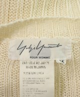 yohji yamamoto POUR HOMME（ヨウジヤマモトプールオム）ニット・セーター 白 サイズ:M メンズ/2200643145023