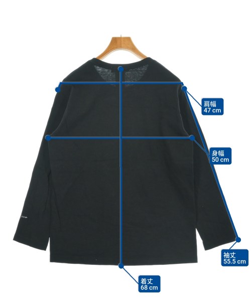 Yohji Yamamoto（ヨウジヤマモト）Tシャツ・カットソー 黒 サイズ:2(S位) メンズ/2200643194083