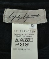 Yohji Yamamoto（ヨウジヤマモト）Tシャツ・カットソー 黒 サイズ:2(S位) メンズ/2200643194083