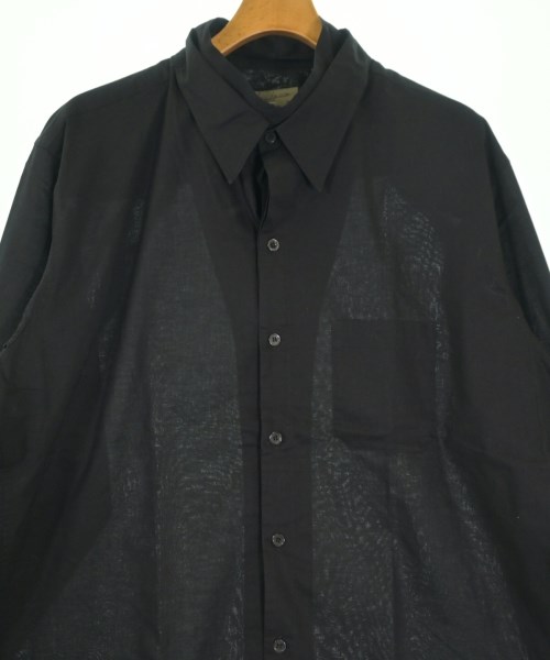 yohji yamamoto POUR HOMME（ヨウジヤマモトプールオム）カジュアルシャツ 黒 サイズ:3(M位) メンズ/2200643194113