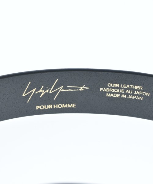 yohji yamamoto POUR HOMME（ヨウジヤマモトプールオム）ベルト 黒 サイズ:- メンズ/2200643995048