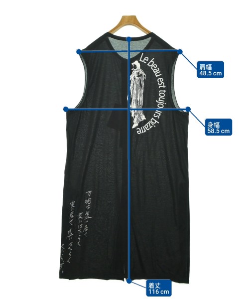 yohji yamamoto POUR HOMME（ヨウジヤマモトプールオム）Tシャツ・カットソー 黒 サイズ:3(M位) メンズ/2200597190049