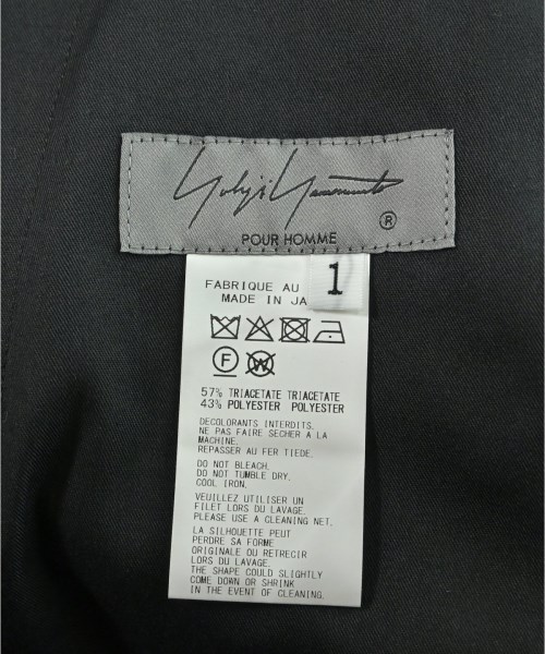 yohji yamamoto POUR HOMME（ヨウジヤマモトプールオム）その他 黒 サイズ:1(XS位) メンズ/2200597210020