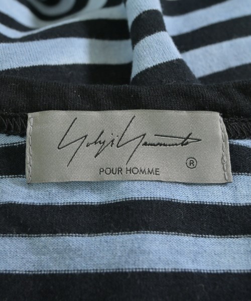 yohji yamamoto POUR HOMME（ヨウジヤマモトプールオム）Tシャツ・カットソー 青 サイズ:3(M位) メンズ/2200584341096