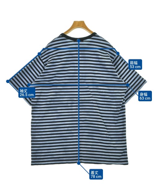 yohji yamamoto POUR HOMME（ヨウジヤマモトプールオム）Tシャツ・カットソー 青 サイズ:3(M位) メンズ/2200584341096