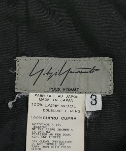 yohji yamamoto POUR HOMME（ヨウジヤマモトプールオム）その他 黒 サイズ:3(M位) メンズ/2200621823028